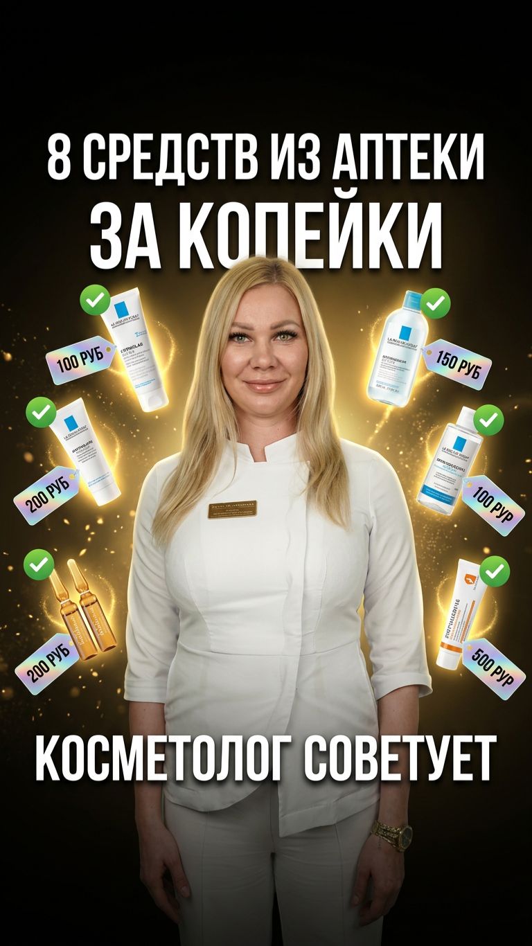 8 аптечных средств для лица лучше кремов за 5000₽ — пигментация, морщины, купероз