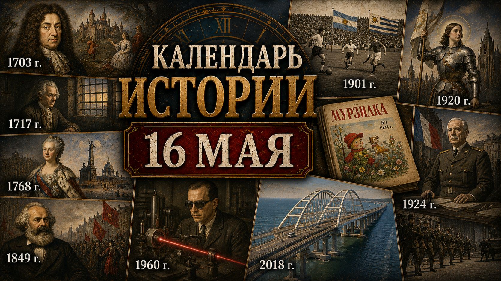 КАЛЕНДАРЬ ИСТОРИИ 16 МАЯ
