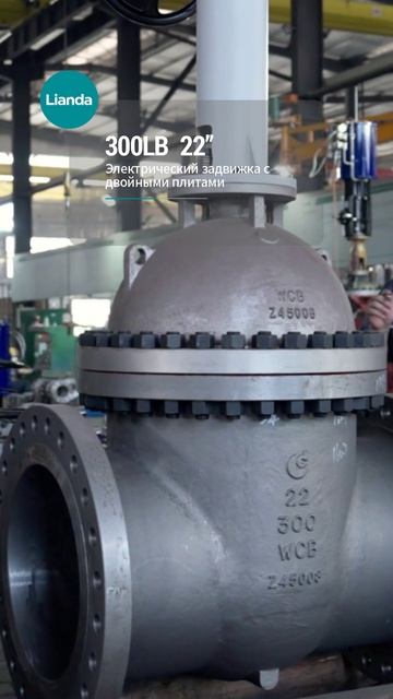 22” 300LB электрическая двойная клиновая задвижка-LIANDA