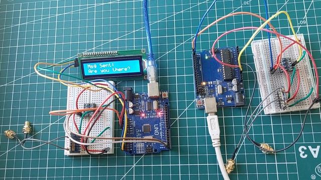Подключаем LoRa модуль RYLR999 к Arduino [Видео к статье]