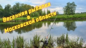 Весенняя рыбалка на донку  в Московской области