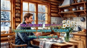 ПОСЛЕДНЕЕ ЖЕЛАНИЕ. Продолжение истории «СУДЬБА». Читает автор.