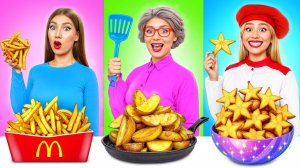 Кулинарный Челлендж# Я против Бабушки # Лайфхаки для Родителей от Mega DO Challenge
