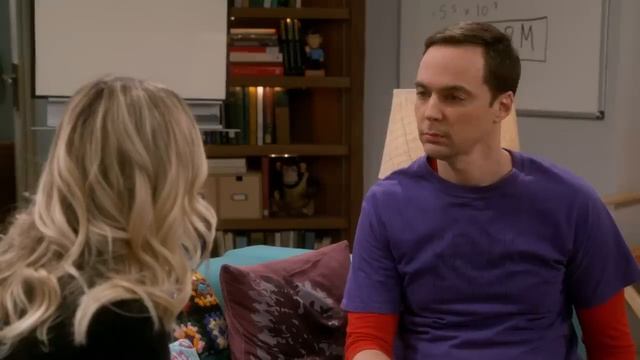 Penny helps Sheldon solve his equation | Big Bang Theory смотреть онлайн