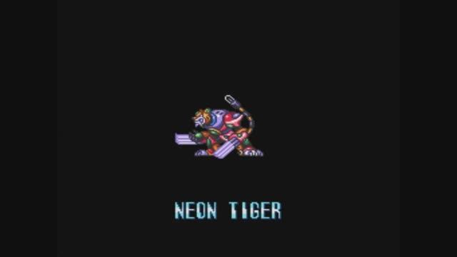 Super Nintendo (Snes) 16-bit Mega Man X 3 #10 Stage Neon Tiger Прохождение