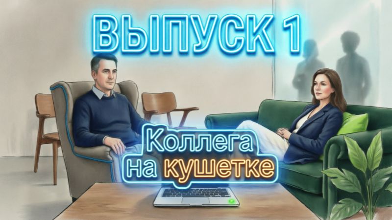 Коллега на кушетке. Выпуск 1: "Страх проявляться у психолога". Демо-терапия "Коллега на кушетке"