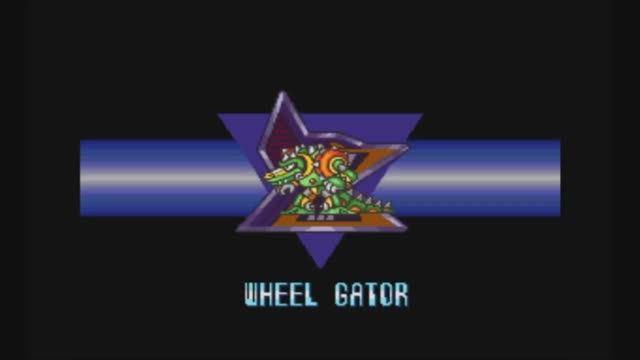 Super Nintendo (Snes) 16-bit Mega Man X 2 Stage 7 Wheel Gator Прохождение