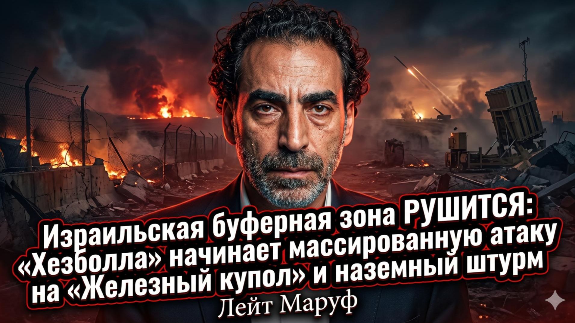 💥Лаит Маруф | Крах обороны ЦАХАЛ: «Хезболла» смела буферную зону и наносит удар по куполу
