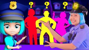 Песенка про Щекотка Девочка Полицейский # Tickle PoliceGirl # Lights Kids Детские Песни