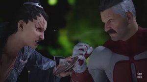 Mortal Kombat 1 - Ашра vs Омни-Мэн. Бруталити