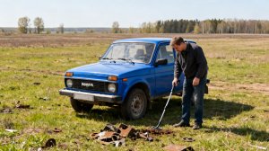 Вечерний металлокоп. Добиваем секретное место.