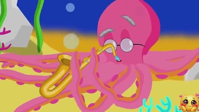 ✅Мультфильм для Детей «Осьминог и его песни» 🐙🎶 смотреть онлайн