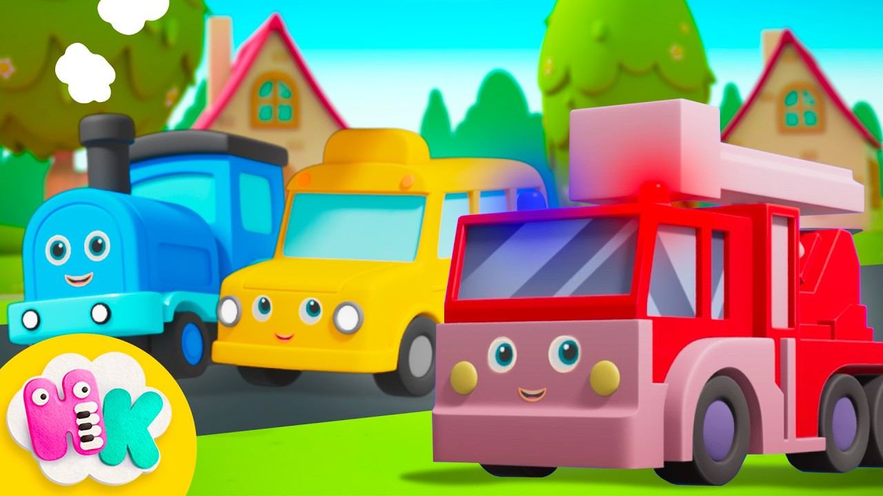 I Suoni Dei Veicoli  Canzone Per Bambini | HeyKids Italiano
