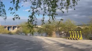Одна судьба.Набережная Енисея.Коммунальный мост.Красноярск