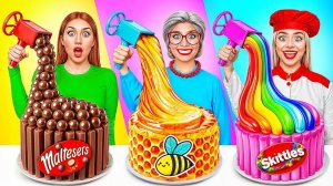 Кулинарный Челлендж# Я против Бабушки # Смешные Ситуации с Едой от Mega DO Challenge