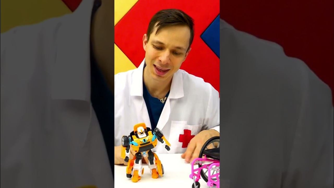 Тоботу заменили колёса! 🚗 #длядетей #игрушки #машинки