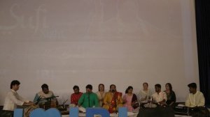 Выступление Анандиты Басу на вечере суфийской музыки в (IBI, Greater Noida)