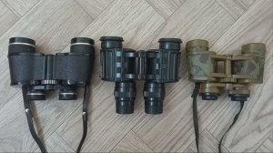 Сравнение Бинокля БПО 7х30 КОМЗ Часть 2