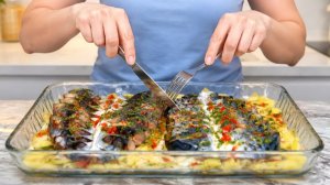 Скумбрия вкуснее лосося, готовьте хоть каждый день! Полезный и доступный ужин для всех за 60 минут
