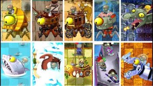 Все битвы с боссами из Plants vs Zombies 2 с канала GameStory.