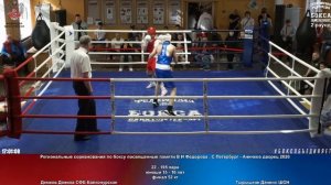 195 финал 52 кг Демков Данила СФБ Байконурская Тырышкин Даниил ШОН