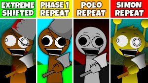 INCREDIBOX SPRUNKI: ФАЗА 1, POLO 🤵, SIMON 👨🎤 🔁 ПОВТОРЯЮТ ПОСЛЕ EXTREME SHIFTED! ⚡🌀