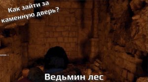 Crimson Desert. Ведьмин лес. Каменная дверь. Как зайти за каменную дверь? Секрет.