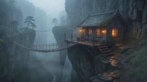 LONELY PLACE ｜ Peaceful Ambient Solitude for Focus & Reflection - Ambient Music Soundscape with Rain