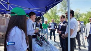 Выставка коммунальной техники вызвала большой интерес у тюменцев