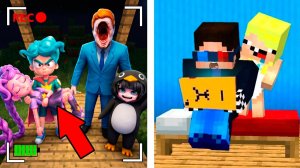 🫣ЦЕЛЫЙ ЧАС СЛЕДИМ ПО СКРЫТЫМ КАМЕРАМ В МАЙНКРАФТ! ШЕДИ МЕН MINECRAFT