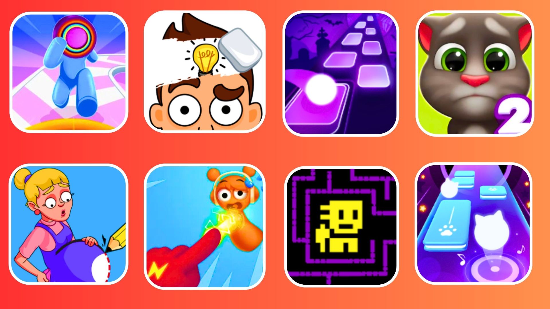 Layer Man & DOP2 & Classic Piano & Мой Том2 & Draw Puzzle & Laser Finger 3D Sprunki,Tomb of the Mask
