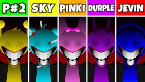 INCREDIBOX SPRUNKI: ФАЗА 2 НО ВСЕ — SKY 🌌 VS PINKI 💖 VS DURPLE 💜 VS JEVIN 🧩!