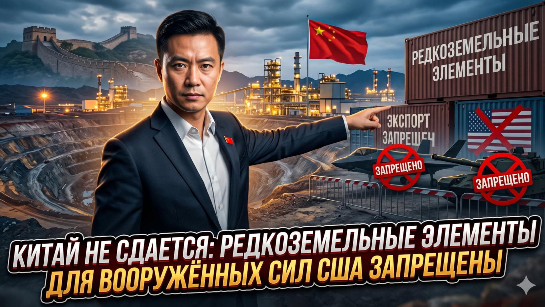 ⛏️Карл Жа | Китай объявил блокаду: редкоземельных металлов для Пентагона больше не будет!