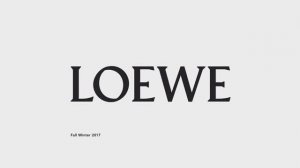 Показ женской коллекции Loewe осень-зима 2017-2018