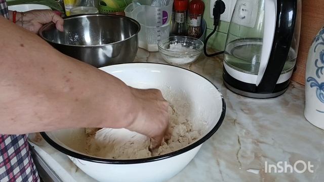 Андрей чудит,мы стрессуем.🙄Тесто на пирожки.Всё готово🥠