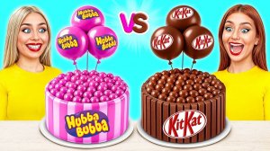 Жевательная Резинка vs Шоколадная Еда Челлендж # Смешные Челленджи с Едой от Mega DO Challenge