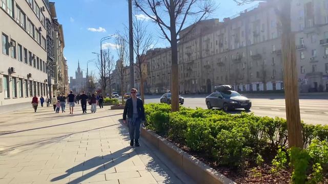 Необычная прогулка по Садовому кольцу Москвы весной 😍 Красивые виды