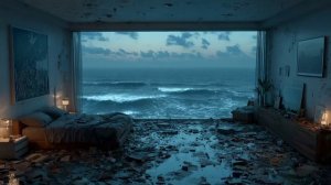 watching the storm from a quiet, broken place. 🌧️