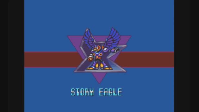Super Nintendo (Snes) 16-bit Mega Man X 1 Stage 8 Storm Eagle Прохождение