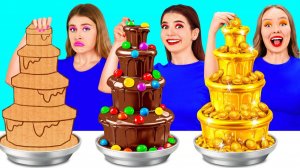 Бедная vs Богатая vs Ультра богатая еда Челлендж от TeamTeen Challenge