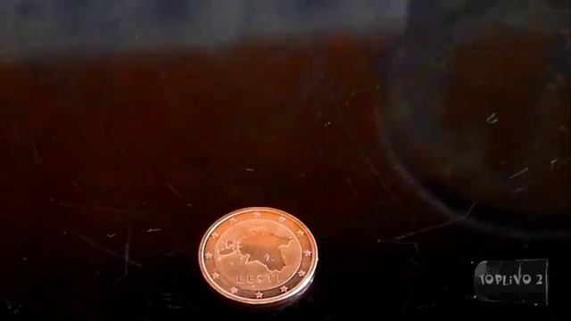 Делаем из медной монеты золотую