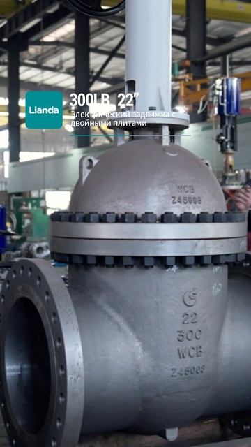 22” 300LB электрическая двойная клиновая задвижка-LIANDA
