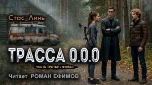 ТРАССА 0.0.0 (аудиокнига). Часть 3. Финал. ФАНТАСТИКА. Стас Линь. Читает Роман Ефимов.