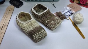 СП «Носочная дюжина 4» старт 6// Тапочки крючком