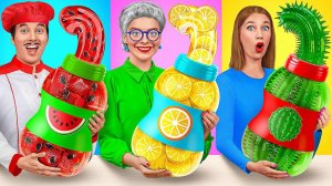 Кулинарный Челлендж# Я против Бабушки # Смешные Кулинарные Войны от Mega DO Challenge