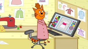 Три кота! Новые серии - Помощь маме мини-игры. Мультики для детей. Яркие детские мультики смотреть!