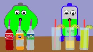Fruits Juice VS Soft Drinks   Asmr Mukbang Animation   Battery Charging Animation   NCR Animation