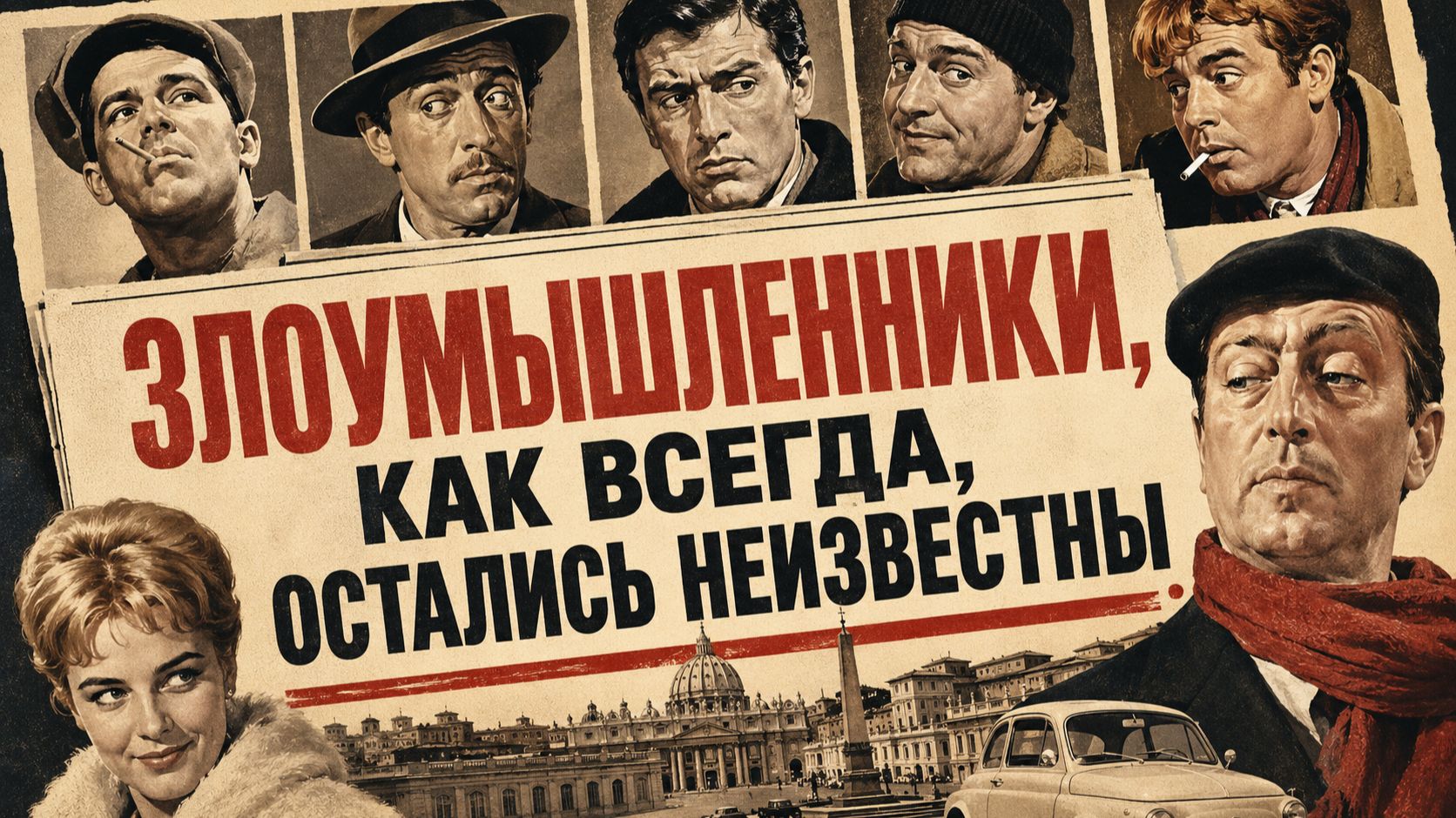 Злоумышленники, как всегда, остались неизвестны | I soliti ignoti (1958)