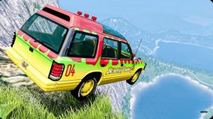 «Машины против американских горок» 🔥 BeamNG Drive