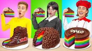 Кулинарный Челлендж# Уэнсдей Против Бабушки # Сумасшедший Челлендж от Mega DO Challenge